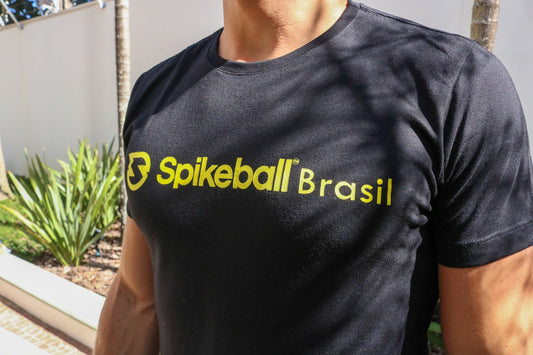 Camiseta Preta Spikeball Brasil