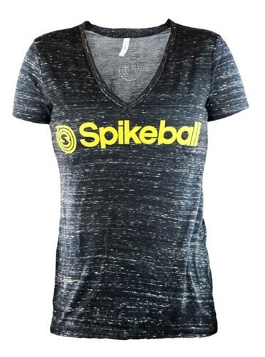 Camiseta Preta Feminina Spikeball